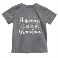 New Grandma Toddler T Shirt Happiness is Being a Grandma Grandmother