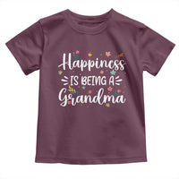 New Grandma Toddler T Shirt Happiness is Being a Grandma Grandmother