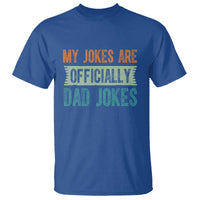My Jokes Are Officially Dad Jokes T Shirt Funny New Dad First Fathers Day