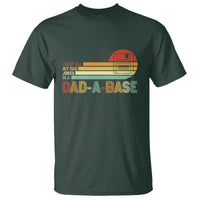 Funny Dad Jokes In A Dad-a-base T Shirt Retro Vintage Fathers Day