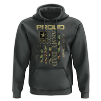 Proud Army Dad Hoodie Military Father US Army Camo Flag