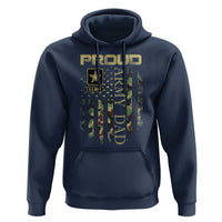 Proud Army Dad Hoodie Military Father US Army Camo Flag