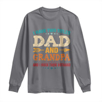 I Have Two Titles Dad And Grandpa Long Sleeve Shirt Retro Father's Day Grandpa Gift