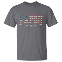 Papou T Shirt New Grandpa Father’s Day USA Flag Patriotic