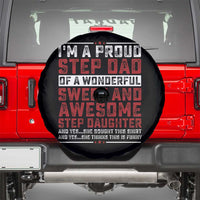 Funny Stepdad Spare Tire Cover Step Daughter Bonus Step Dad Fathers Day