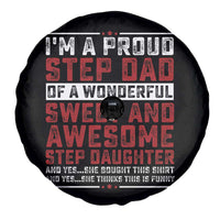 Funny Stepdad Spare Tire Cover Step Daughter Bonus Step Dad Fathers Day