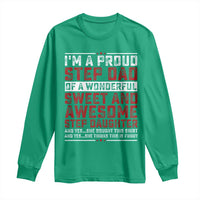 Funny Stepdad Long Sleeve Shirt Step Daughter Bonus Step Dad Fathers Day