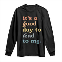 Read To Me Long Sleeve Shirt Sassy Baby Shower Bookish Little Reader - Wonder Print Shop