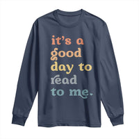 Read To Me Long Sleeve Shirt Sassy Baby Shower Bookish Little Reader - Wonder Print Shop