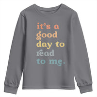Read To Me Youth Sweatshirt Sassy Baby Shower Bookish Little Reader - Wonder Print Shop