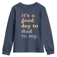 Read To Me Youth Sweatshirt Sassy Baby Shower Bookish Little Reader - Wonder Print Shop