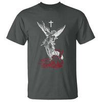 Saint Michael The Archangel Defeating Satan T Shirt