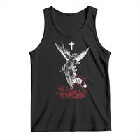 Saint Michael The Archangel Defeating Satan Tank Top