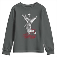 Saint Michael The Archangel Defeating Satan Youth Sweatshirt