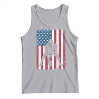 American Flag Football Tank Top Cool Distressed Vintage Patriotic Football Player - Wonder Print Shop