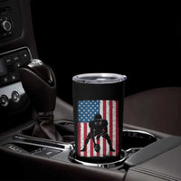 American Flag Football Tumbler Cup Cool Distressed Vintage Patriotic Football Player - Wonder Print Shop