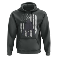 Football Player American Flag Hoodie Cool Distressed Vintage Patriotic - Wonder Print Shop
