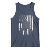 Football Player American Flag Tank Top Cool Distressed Vintage Patriotic - Wonder Print Shop