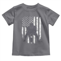 Football Player American Flag Toddler T Shirt Cool Distressed Vintage Patriotic - Wonder Print Shop