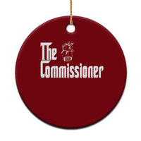 Fantasy Football Commissioner Ceramic Ornament Draft Party Commish FFL - Wonder Print Shop
