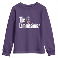 Fantasy Football Commissioner Youth Sweatshirt Draft Party Commish FFL - Wonder Print Shop