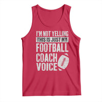 Football Coach Tank Top Cool Distressed Vintage Funny Not Yelling - Wonder Print Shop