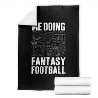 Funny Fantasy Football Throw Blanket Draft Party Commish FFL Vintage Touchdown Season - Wonder Print Shop