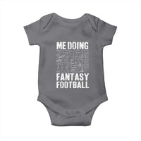 Funny Fantasy Football Baby Onesie Draft Party Commish FFL Vintage Touchdown Season - Wonder Print Shop