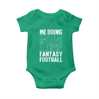 Funny Fantasy Football Baby Onesie Draft Party Commish FFL Vintage Touchdown Season - Wonder Print Shop