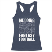 Funny Fantasy Football Racerback Tank Top Draft Party Commish FFL Vintage Touchdown Season - Wonder Print Shop