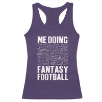 Funny Fantasy Football Racerback Tank Top Draft Party Commish FFL Vintage Touchdown Season - Wonder Print Shop
