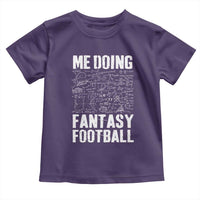 Funny Fantasy Football Toddler T Shirt Draft Party Commish FFL Vintage Touchdown Season - Wonder Print Shop