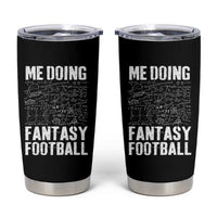 Funny Fantasy Football Tumbler Cup Draft Party Commish FFL Vintage Touchdown Season - Wonder Print Shop