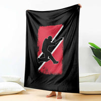 Trinidad and Tobago Cricket Throw Blanket Retro Vintage Sport Trini Trinidadian Flag Cricket Fan