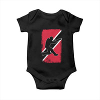 Trinidad and Tobago Cricket Baby Onesie Retro Vintage Sport Trini Trinidadian Flag Cricket Fan
