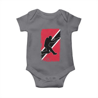Trinidad and Tobago Cricket Baby Onesie Retro Vintage Sport Trini Trinidadian Flag Cricket Fan