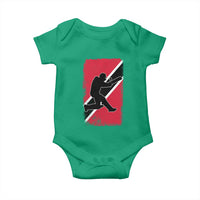 Trinidad and Tobago Cricket Baby Onesie Retro Vintage Sport Trini Trinidadian Flag Cricket Fan