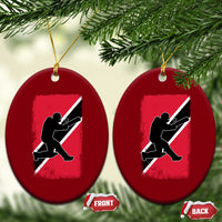Trinidad and Tobago Cricket Ceramic Ornament Retro Vintage Sport Trini Trinidadian Flag Cricket Fan