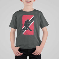 Trinidad and Tobago Cricket T Shirt For Kid Retro Vintage Sport Trini Trinidadian Flag Cricket Fan
