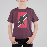 Trinidad and Tobago Cricket T Shirt For Kid Retro Vintage Sport Trini Trinidadian Flag Cricket Fan