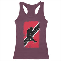Trinidad and Tobago Cricket Racerback Tank Top Retro Vintage Sport Trini Trinidadian Flag Cricket Fan