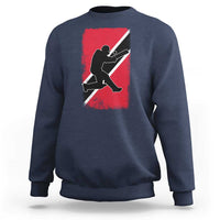 Trinidad and Tobago Cricket Sweatshirt Retro Vintage Sport Trini Trinidadian Flag Cricket Fan