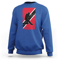 Trinidad and Tobago Cricket Sweatshirt Retro Vintage Sport Trini Trinidadian Flag Cricket Fan