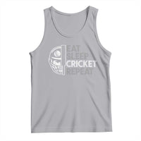 Eat Sleep Cricket Repeat Tank Top Retro Vintage Cricket Gifts