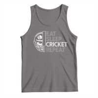 Eat Sleep Cricket Repeat Tank Top Retro Vintage Cricket Gifts
