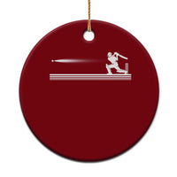 Cricket Player Ceramic Ornament Powerful Batsman Shot Cricket Gifts