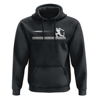 Cricket Player Hoodie Powerful Batsman Shot Cricket Gifts
