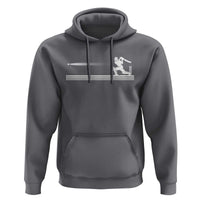 Cricket Player Hoodie Powerful Batsman Shot Cricket Gifts