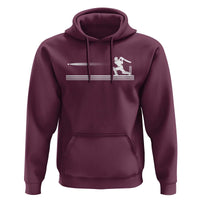 Cricket Player Hoodie Powerful Batsman Shot Cricket Gifts