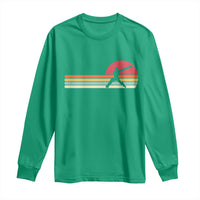 Retro Cricket Player Long Sleeve Shirt Retro Vintage Sport Batsman Cricket Gifts